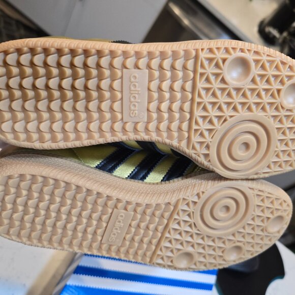 [JH5708] Womens Adidas Samba LT Long Tongue 'Gold Metallic Black Gum' SIZE 7 NEW - Picture 9 of 16